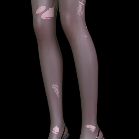 【服饰】Stockings03|破洞连裤丝袜|多款式预设|-创意BOX