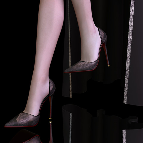 【服饰】shoe70|双侧空高跟鞋|多款式预设|-创意BOX